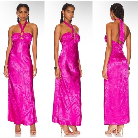 SAYLOR Toula Dress in Magenta Size XS - Main Image